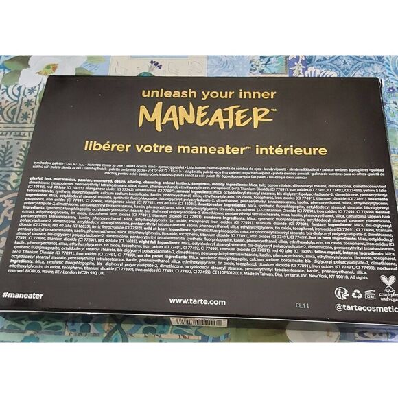 BNIB~Tarte Cosmetics Maneater After Dark Eyeshadow Palette - Picture 2 of 3